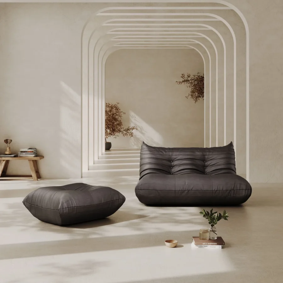 togo-sofa-two-seater-ottoman-brown (2)