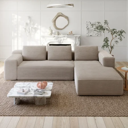 Snug 105" Modular Sofa with Right Facing Chaise